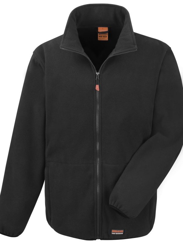 Black Work-Guard heavy-duty microfleece