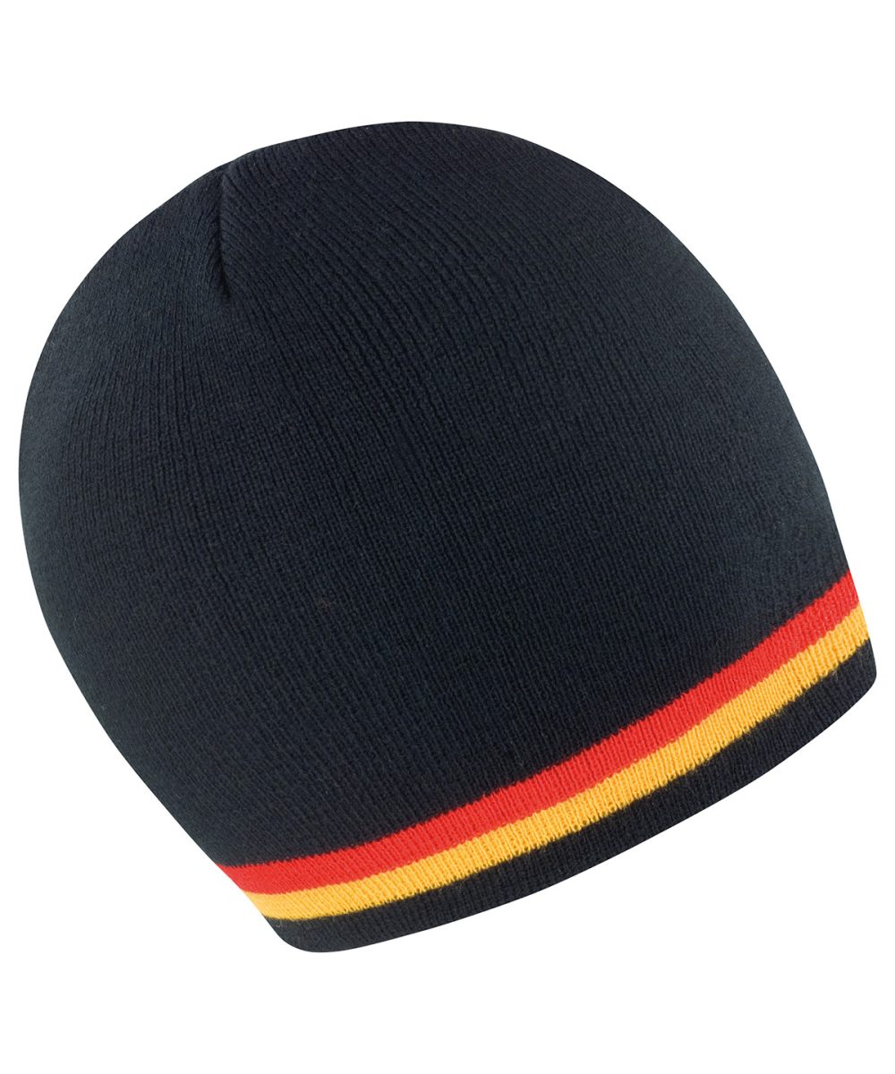 Black/Red/Gold National beanie