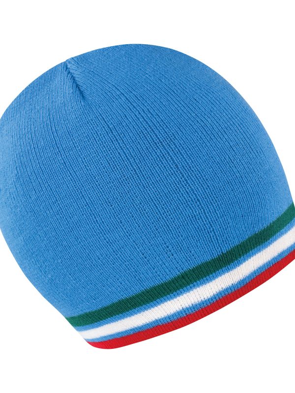 Blue/Green/White/Red National beanie