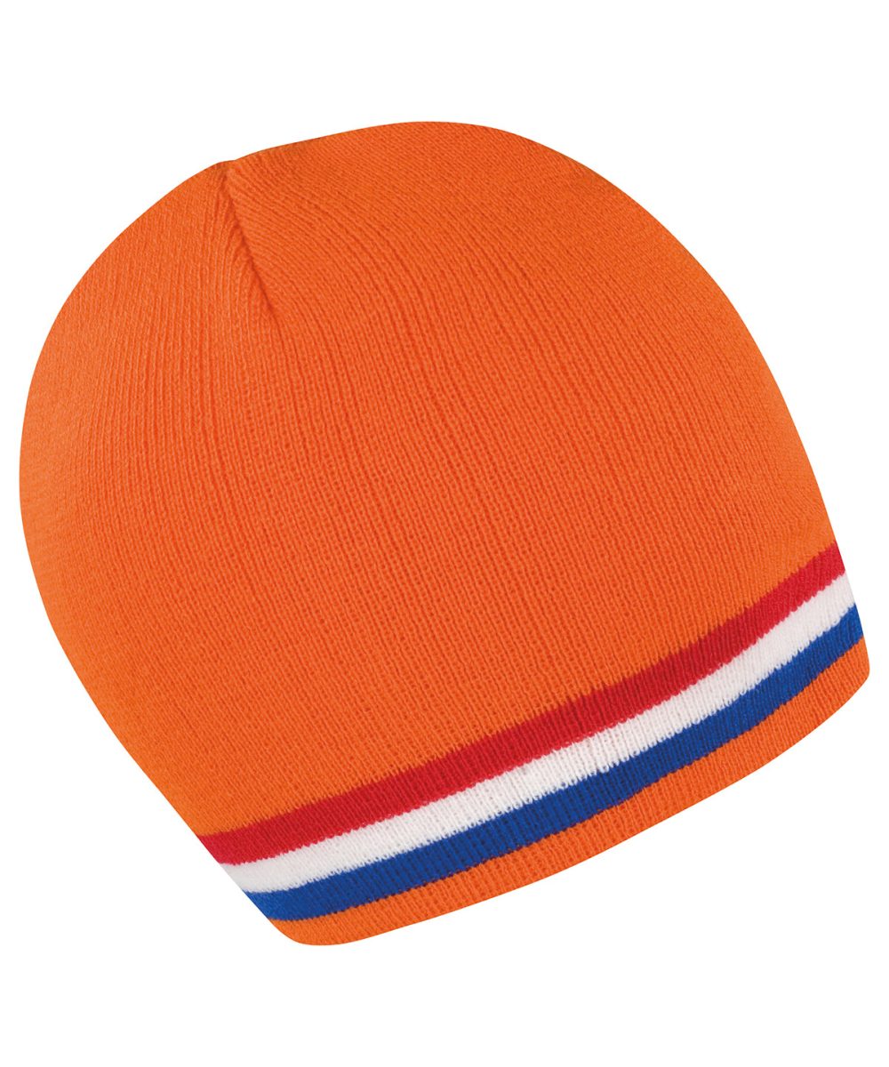 Orange/Red/White/Blue National beanie