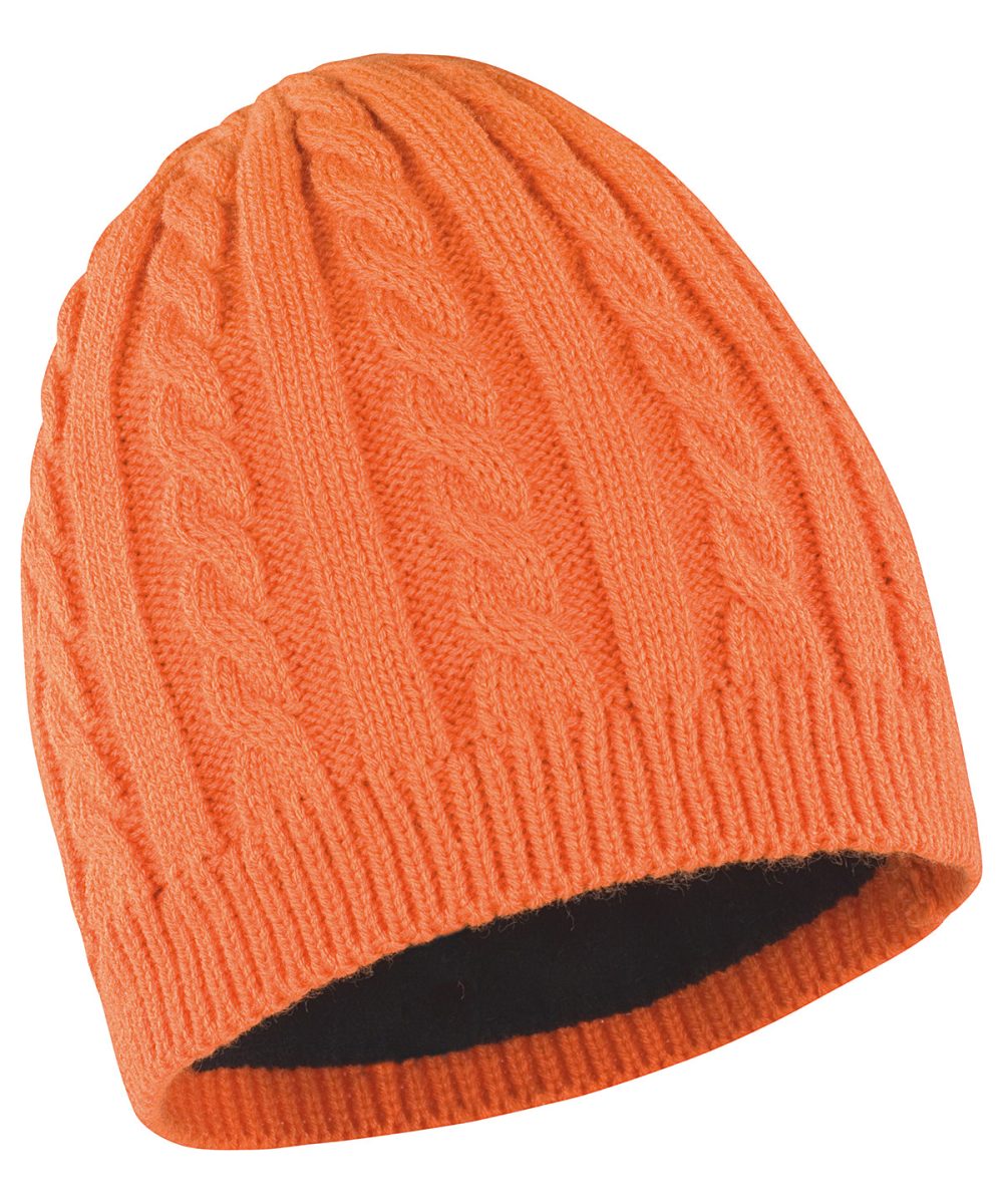 Burnt Orange Mariner knitted hat