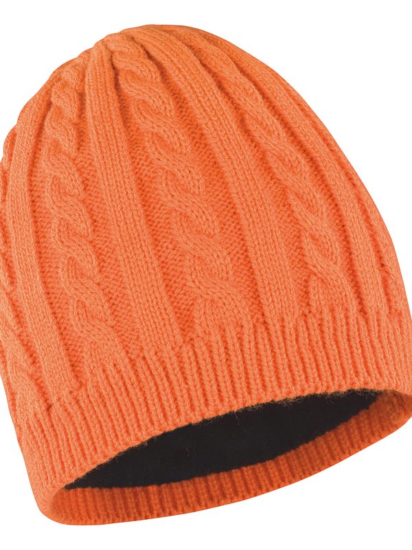 Burnt Orange Mariner knitted hat