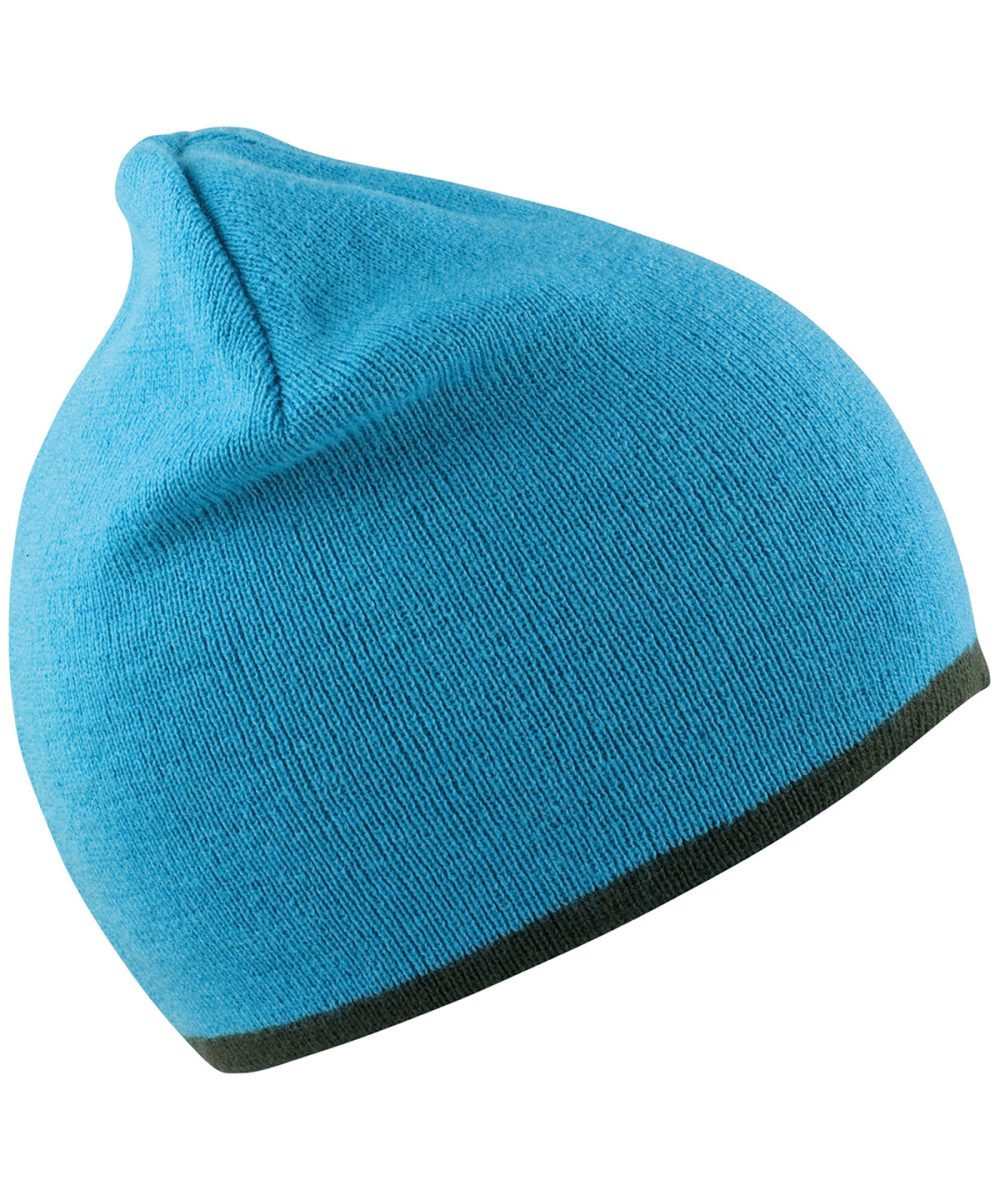 Aqua/Grey Reversible fashion fit hat