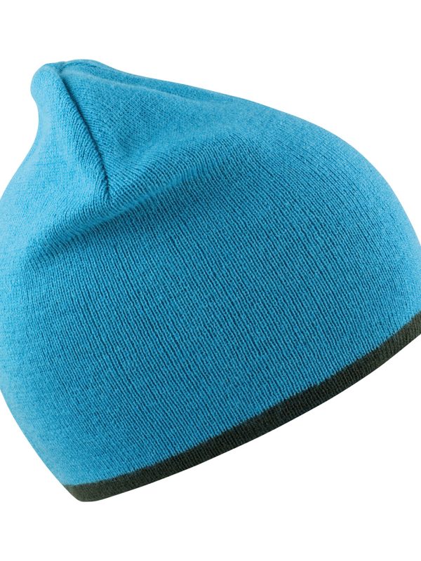 Aqua/Grey Reversible fashion fit hat