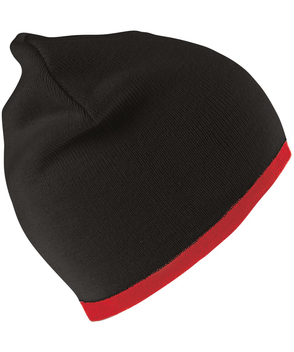 Black/Red Reversible fashion fit hat