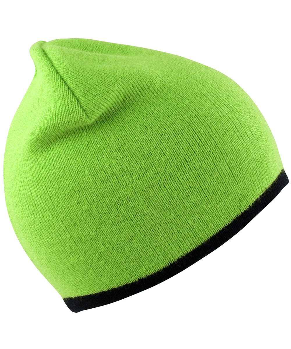 Lime/Black Reversible fashion fit hat