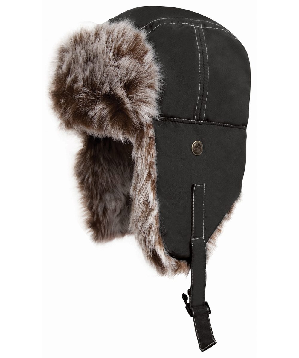 Jet Black Classic sherpa hat