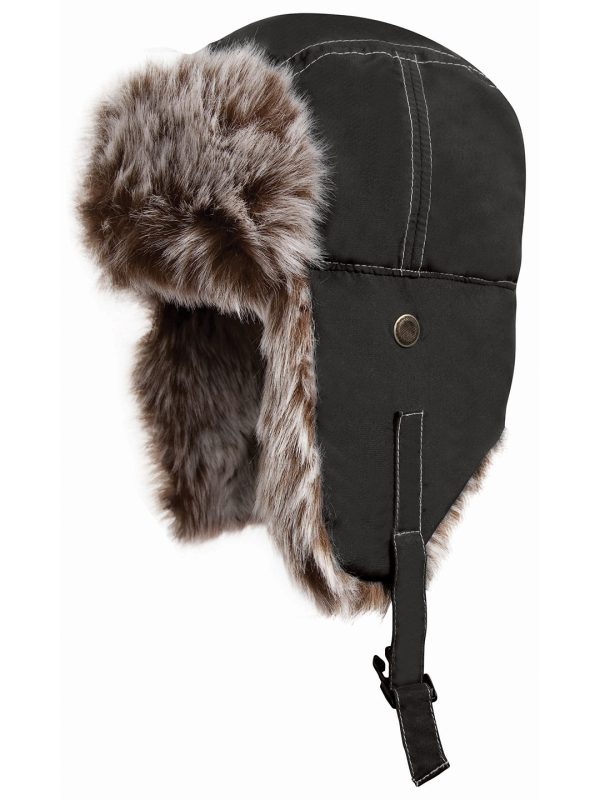 Jet Black Classic sherpa hat