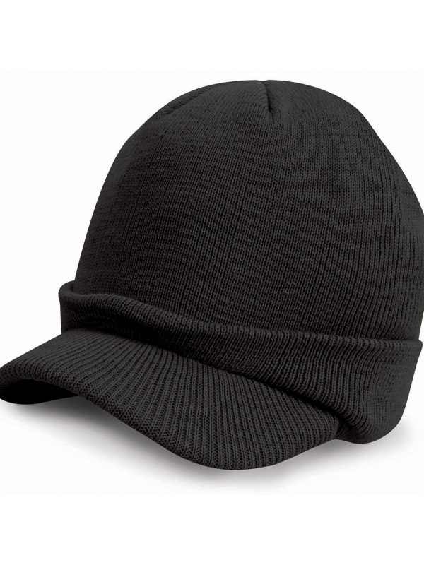 Black Esco army knitted hat