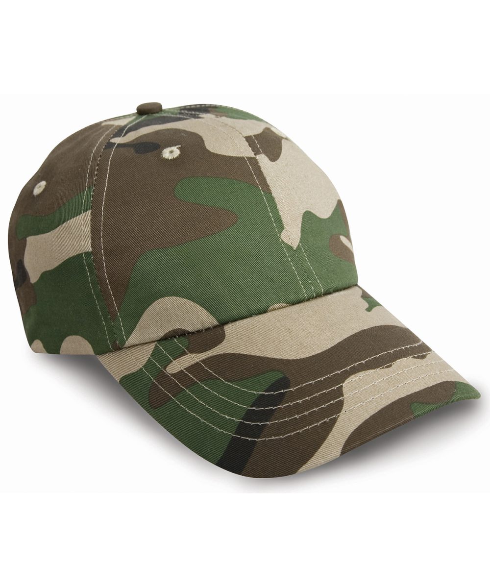 Camo Heavy cotton drill pro-style cap