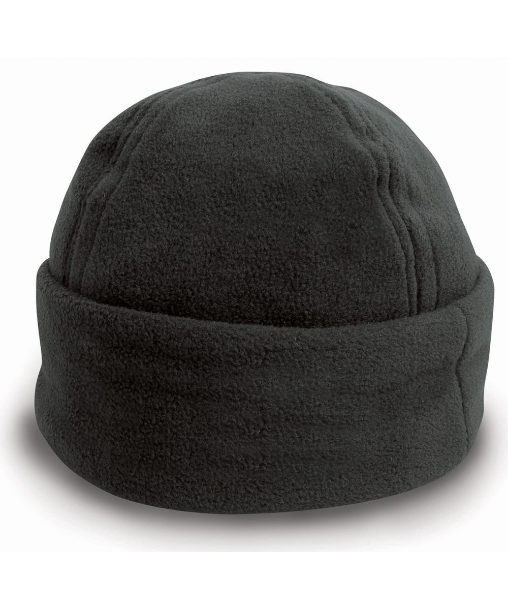 Black Polartherm™ ski bob hat