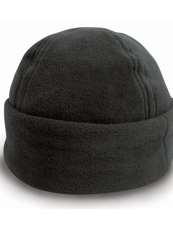 Black Polartherm™ ski bob hat