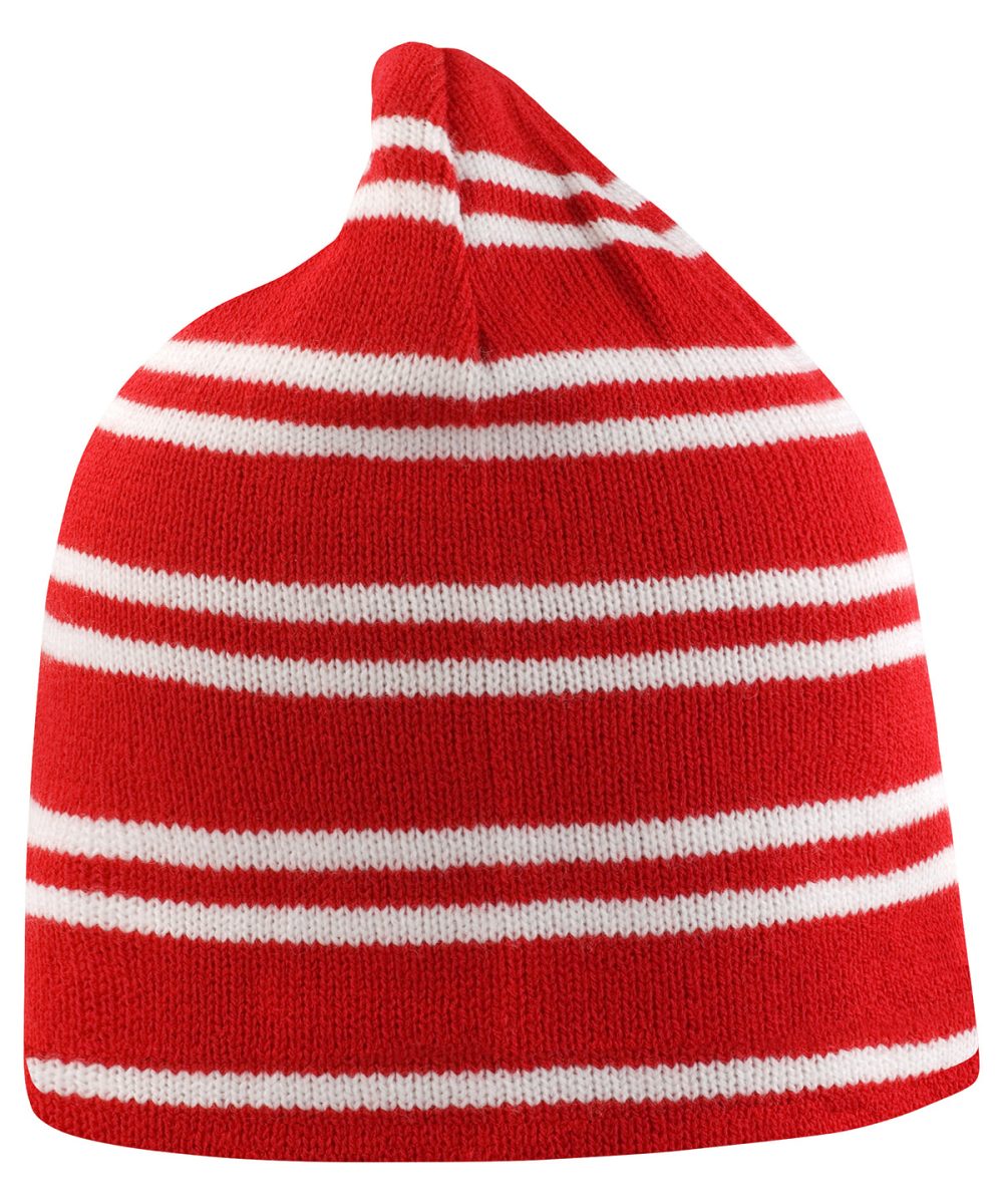 Red/White/Red Team reversible beanie