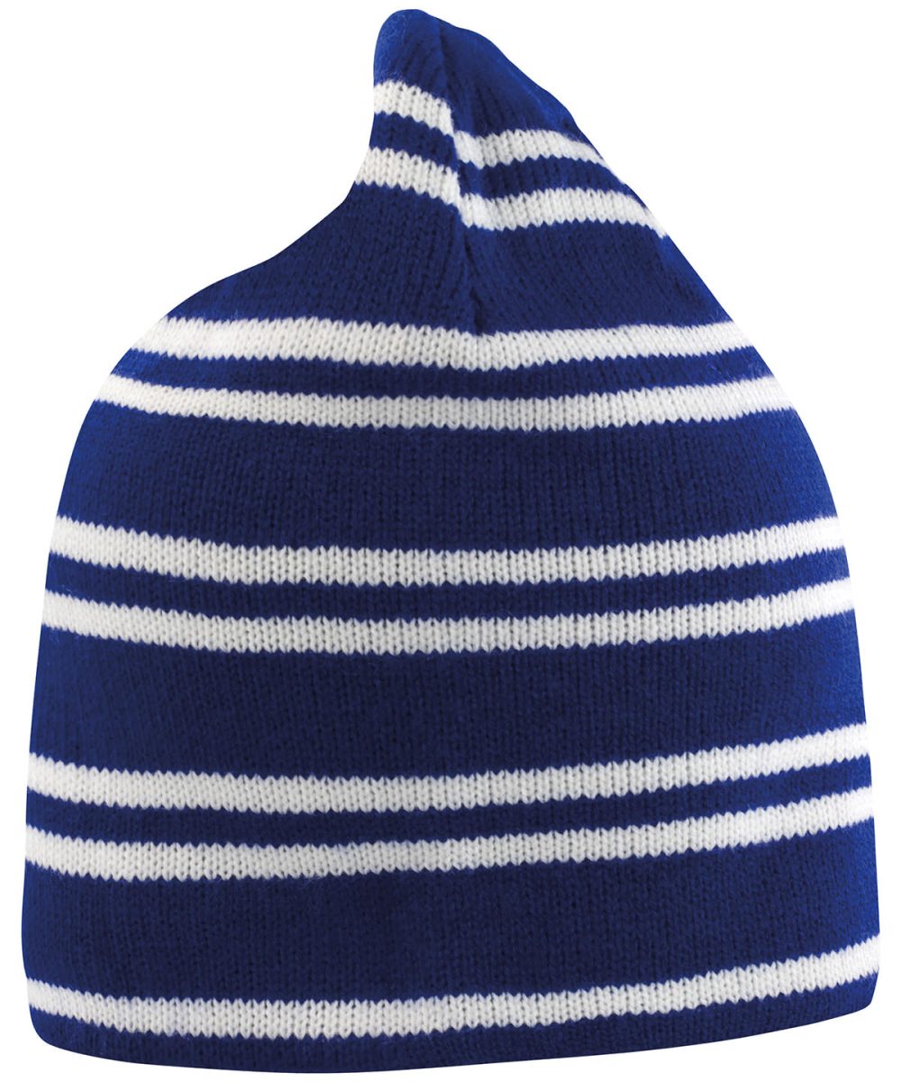 Royal/White/Royal Team reversible beanie