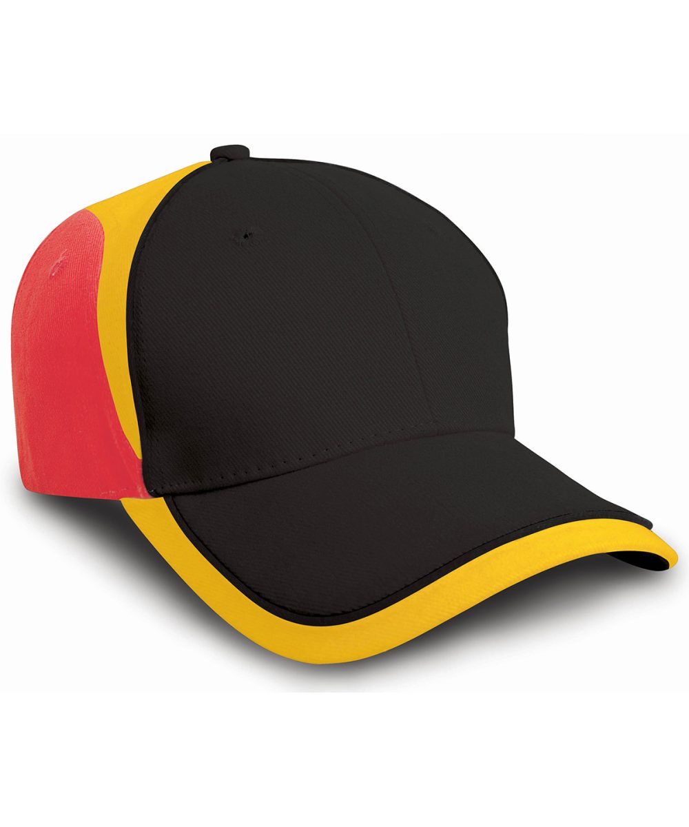 Black/Red National cap