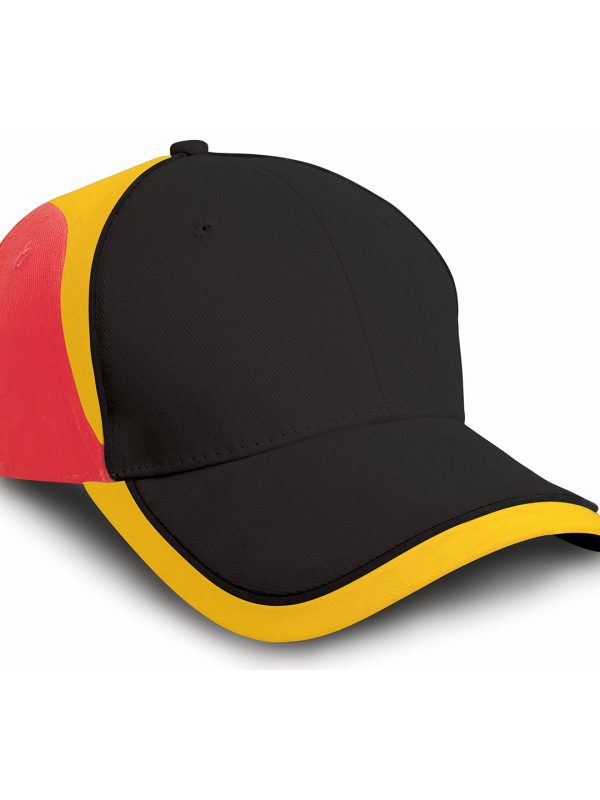 Black/Red National cap