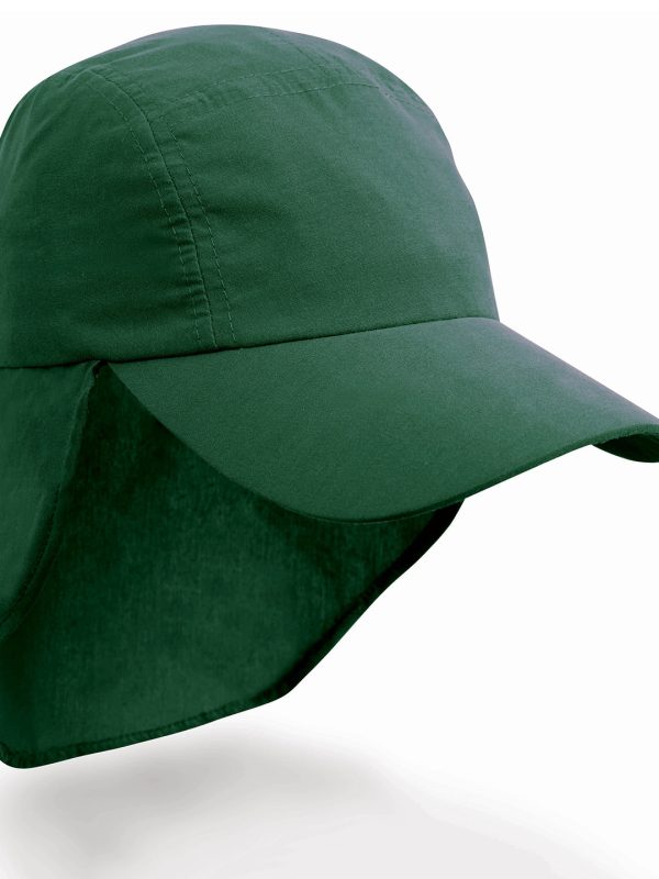 Bottle Green Junior legionnaire's cap