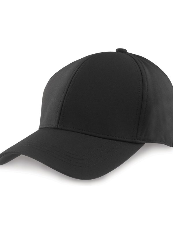 Black Tech performance softshell cap