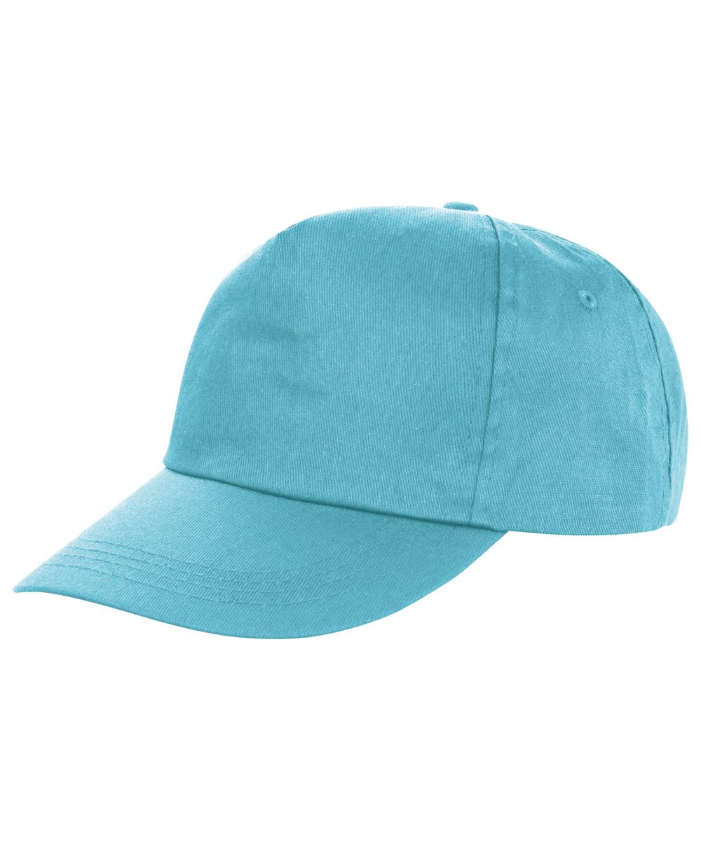 Aqua Houston 5-panel printer's cap