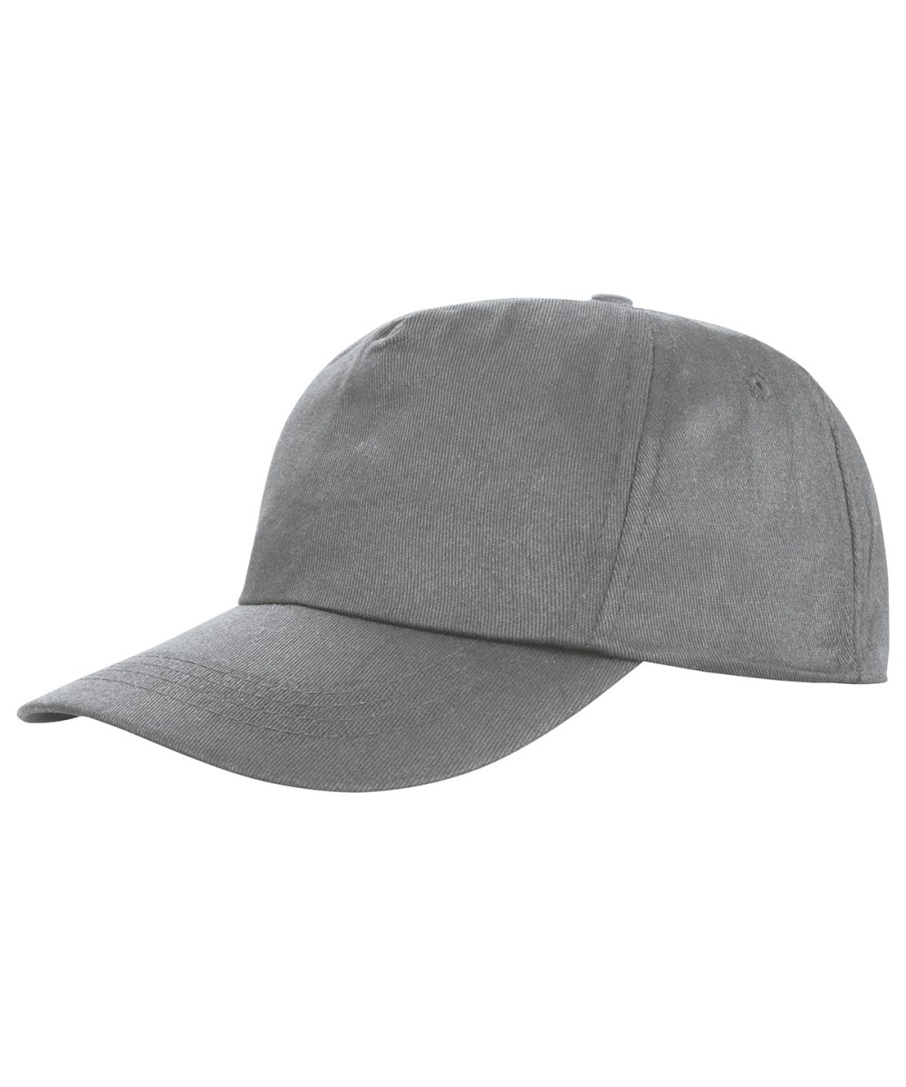 Dove Grey Houston 5-panel printer's cap