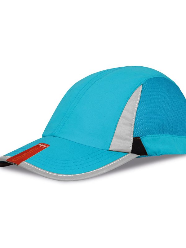 Aqua/Black Sport cap