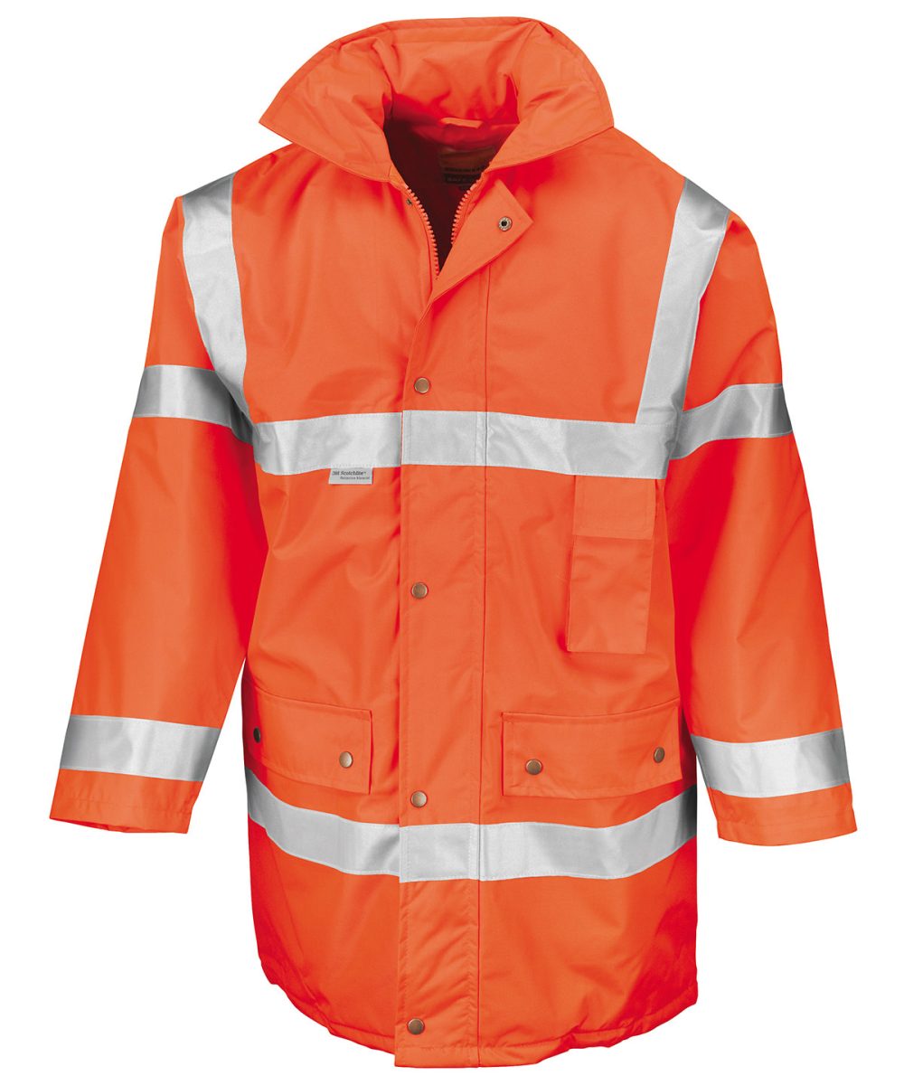 Fluorescent Orange Safety jacket