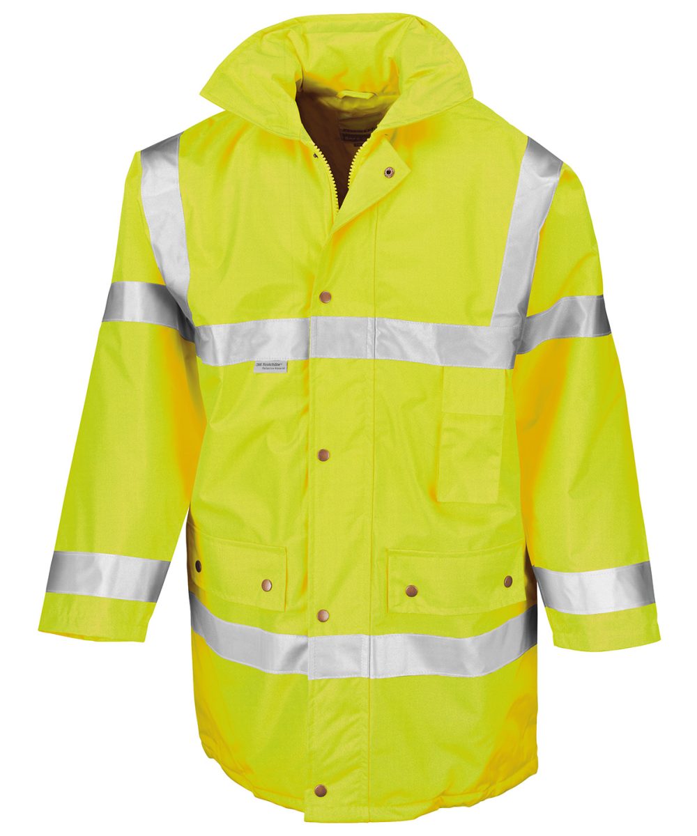 Fluorescent Yellow Safety jacket