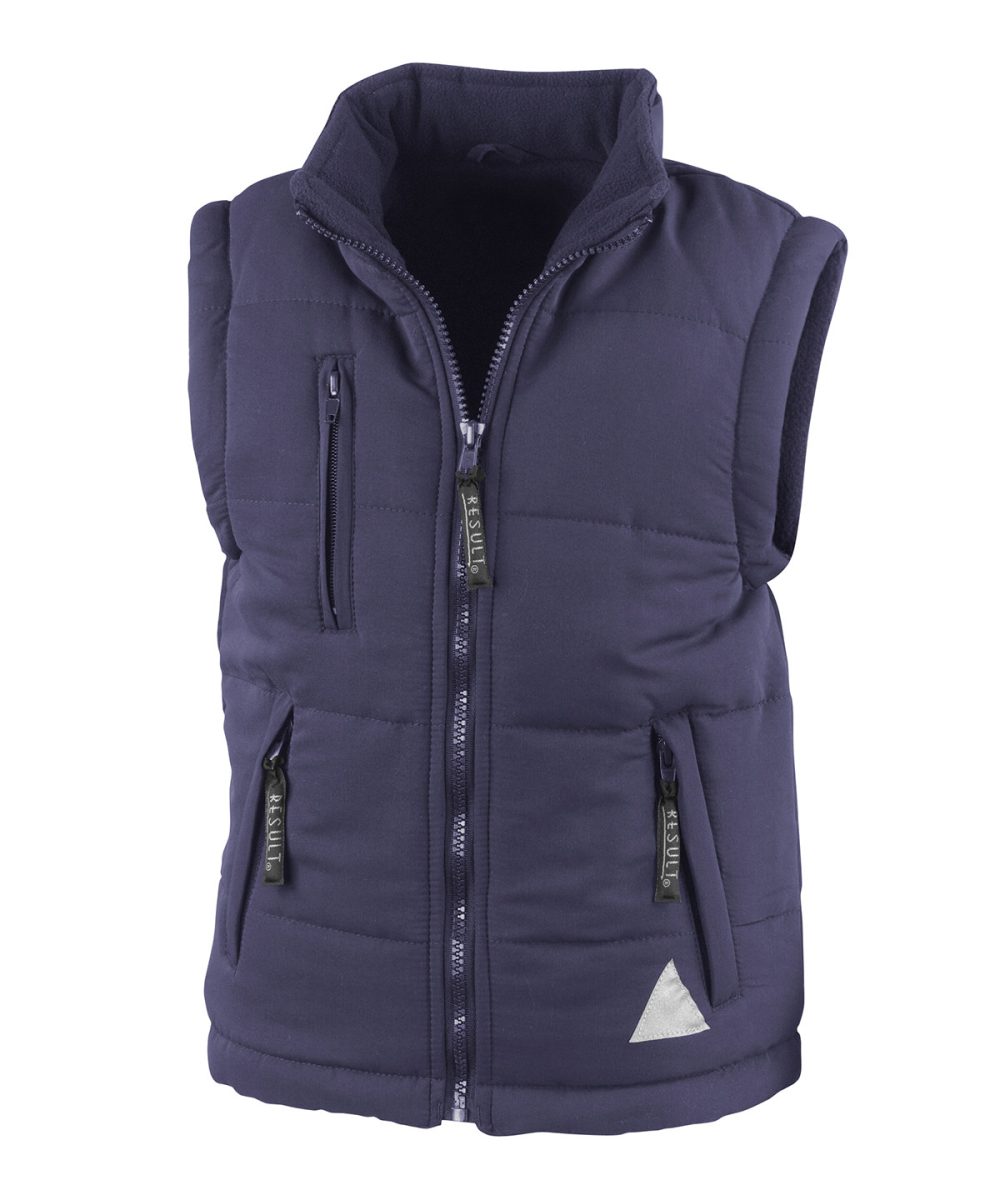 Navy Junior ultra padded bodywarmer