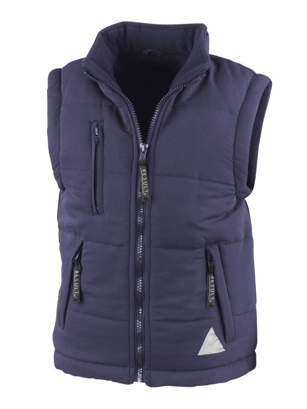 Navy Junior ultra padded bodywarmer