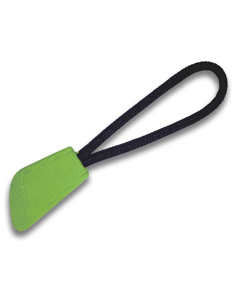 Lime Green Zip-pull