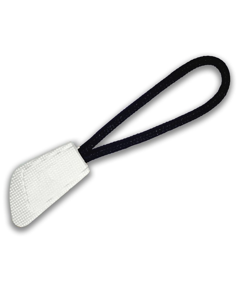 White Zip-pull