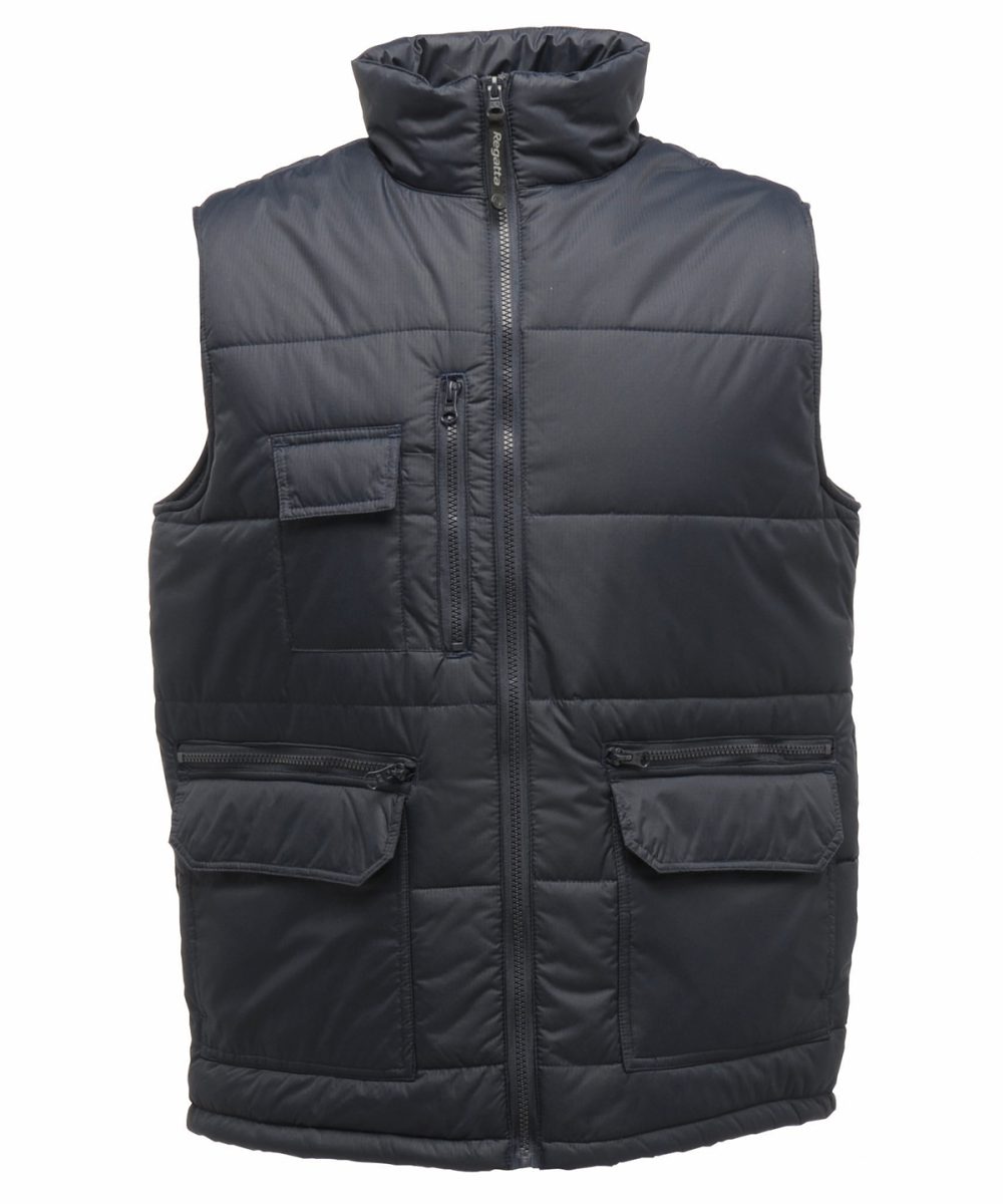 Navy Steller multi-zip bodywarmer