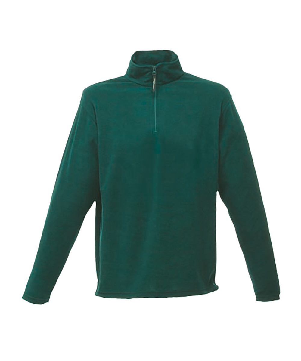 Bottle Green Zip-neck microfleece