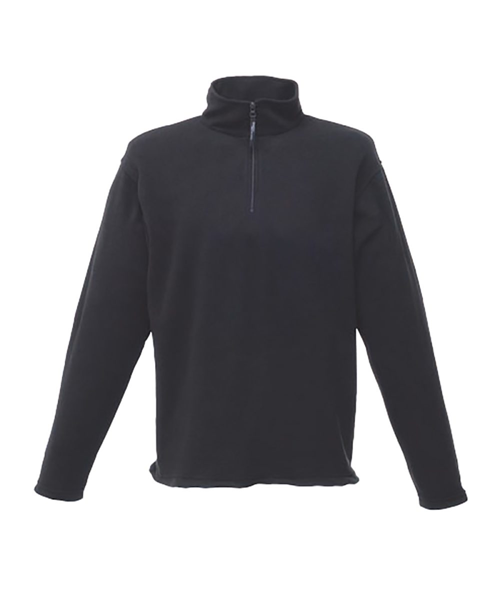 Seal Grey Zip-neck microfleece