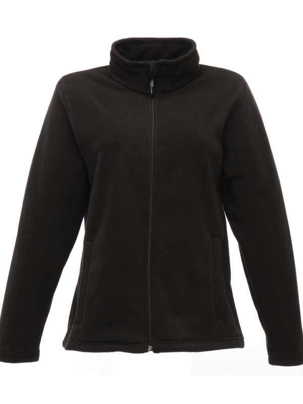 Black Women's full-zip microfleece