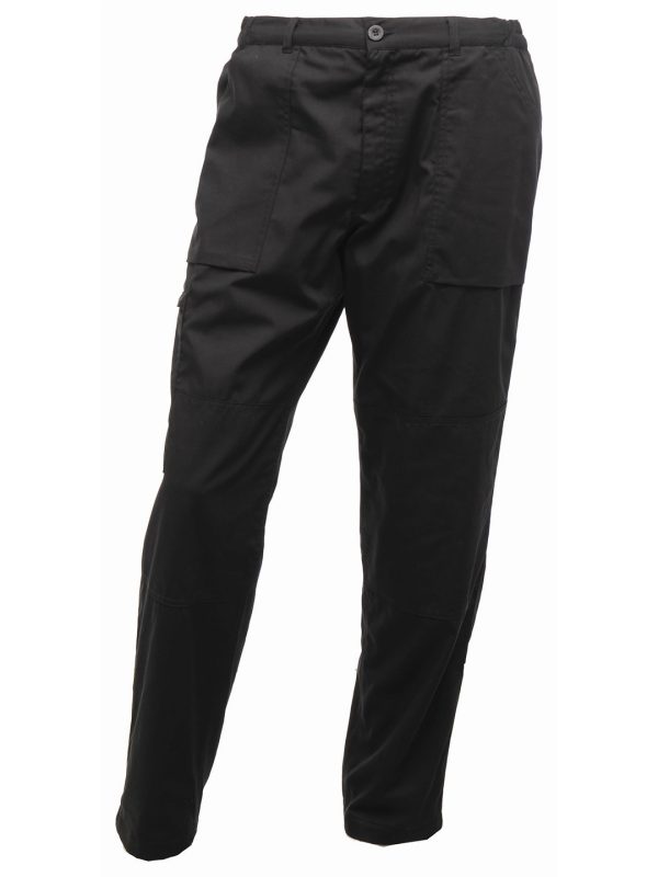 Black Lined action trousers