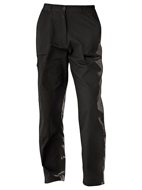 Black Women's action trousers unlined