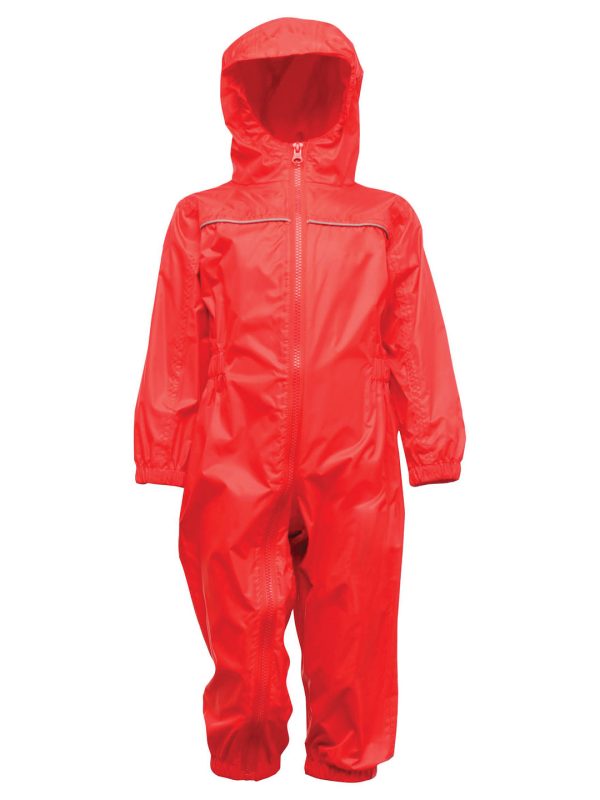 Classic Red Kids paddle rainsuit