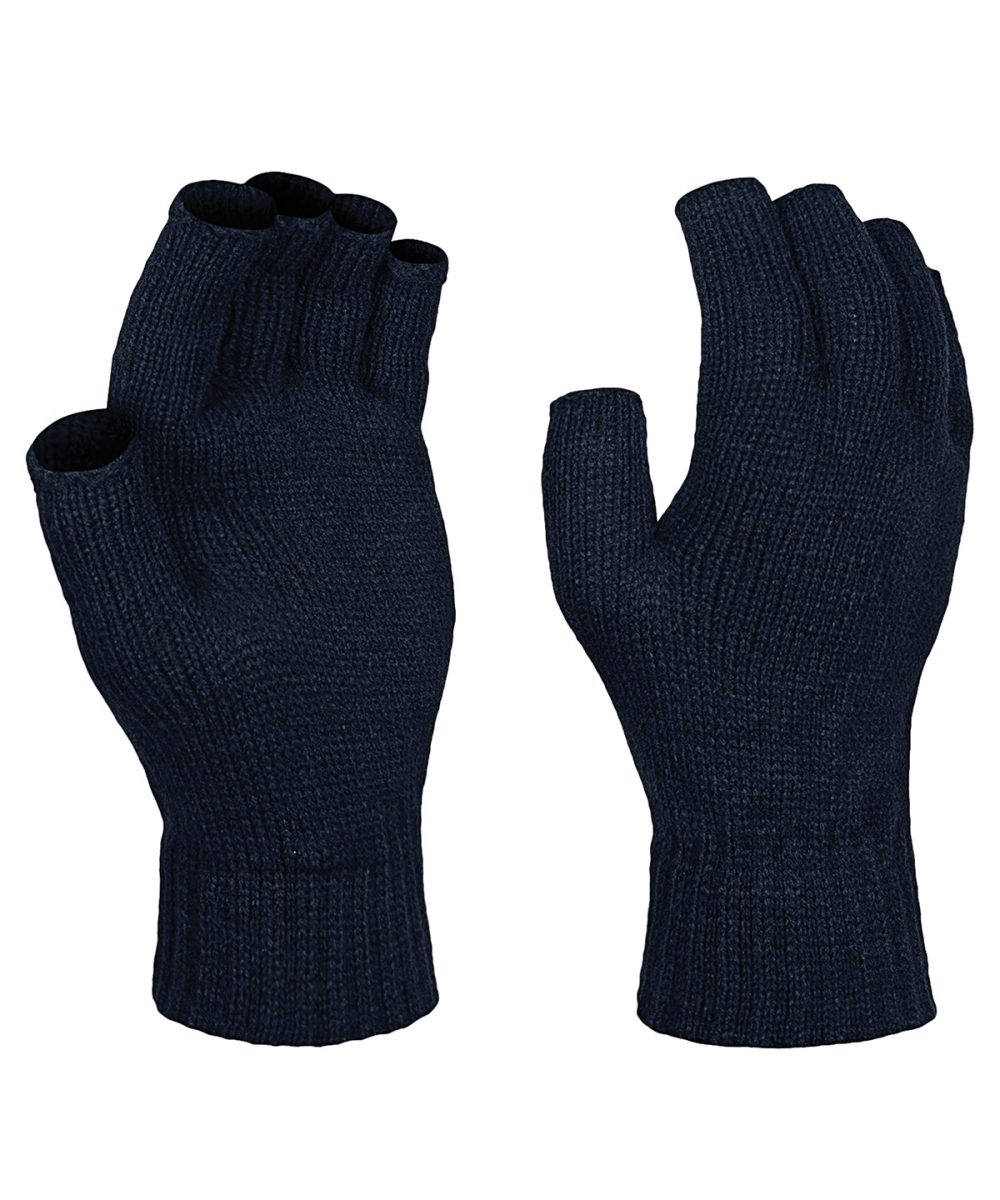 Navy Fingerless mitts