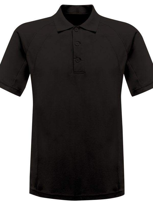 Black Coolweave polo