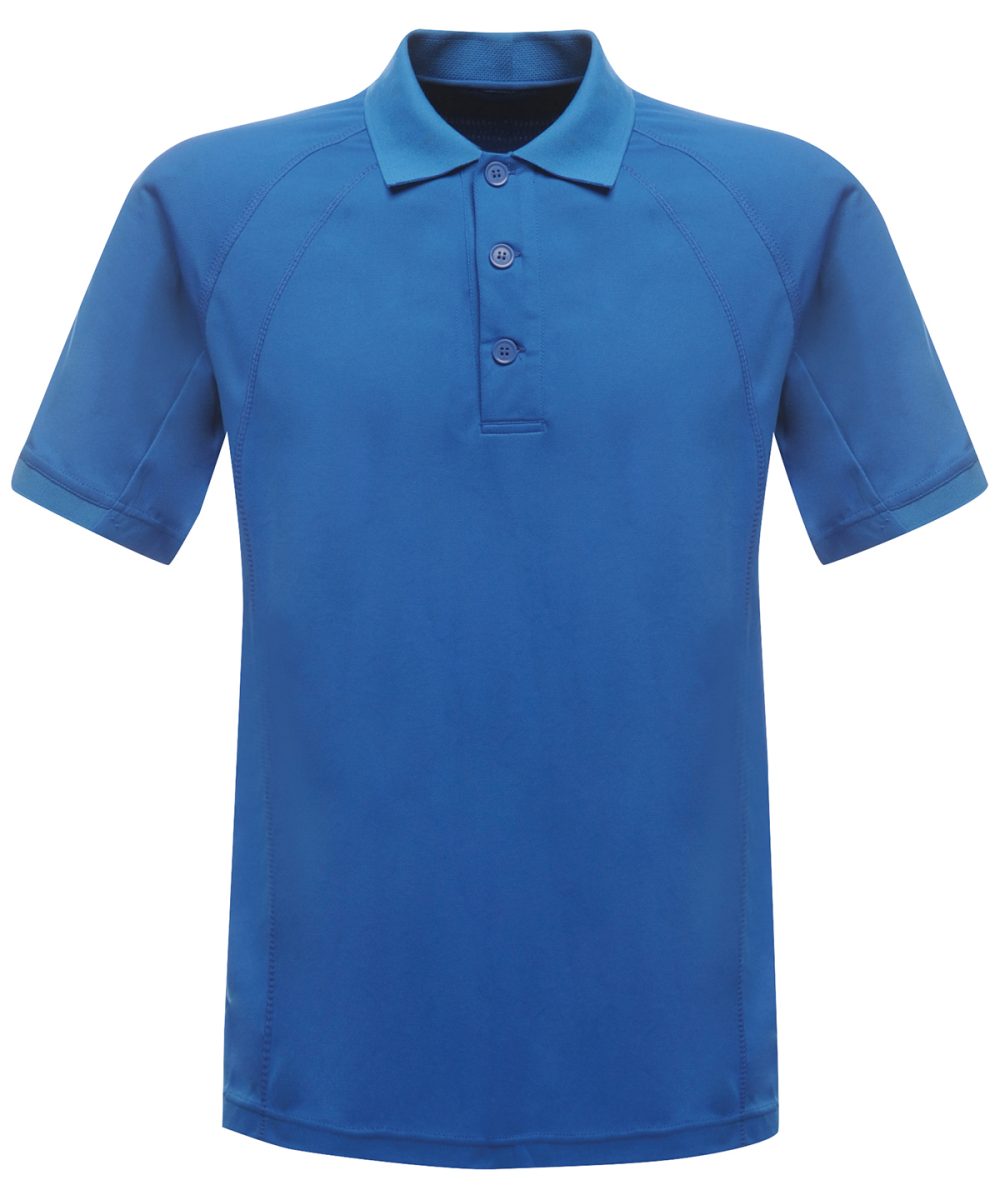 Oxford Blue Coolweave polo