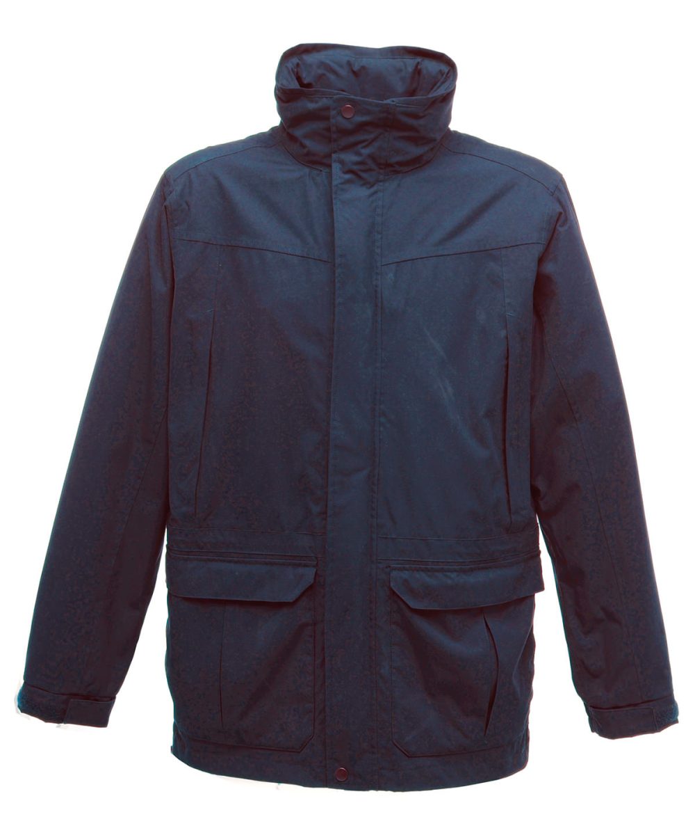 Navy Vertex III microfibre jacket