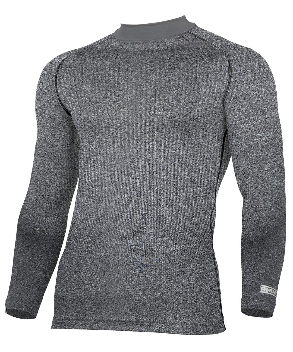 Heather Grey Rhino baselayer long sleeve