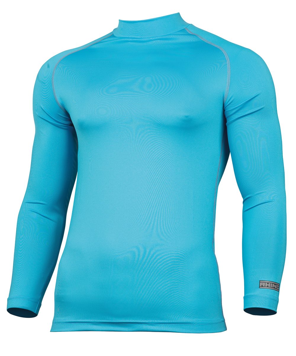 Light Blue Rhino baselayer long sleeve