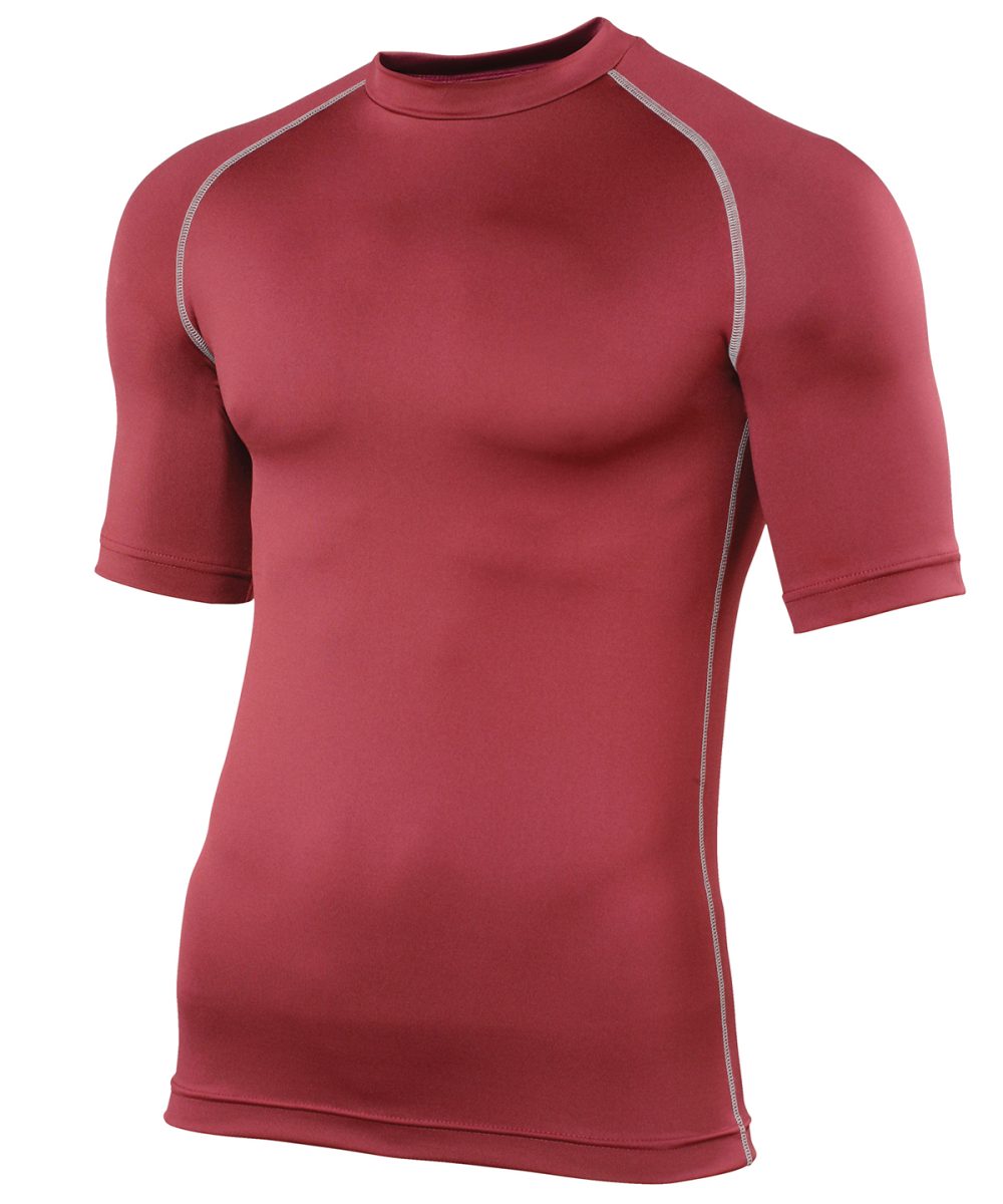 Maroon Rhino baselayer short sleeve