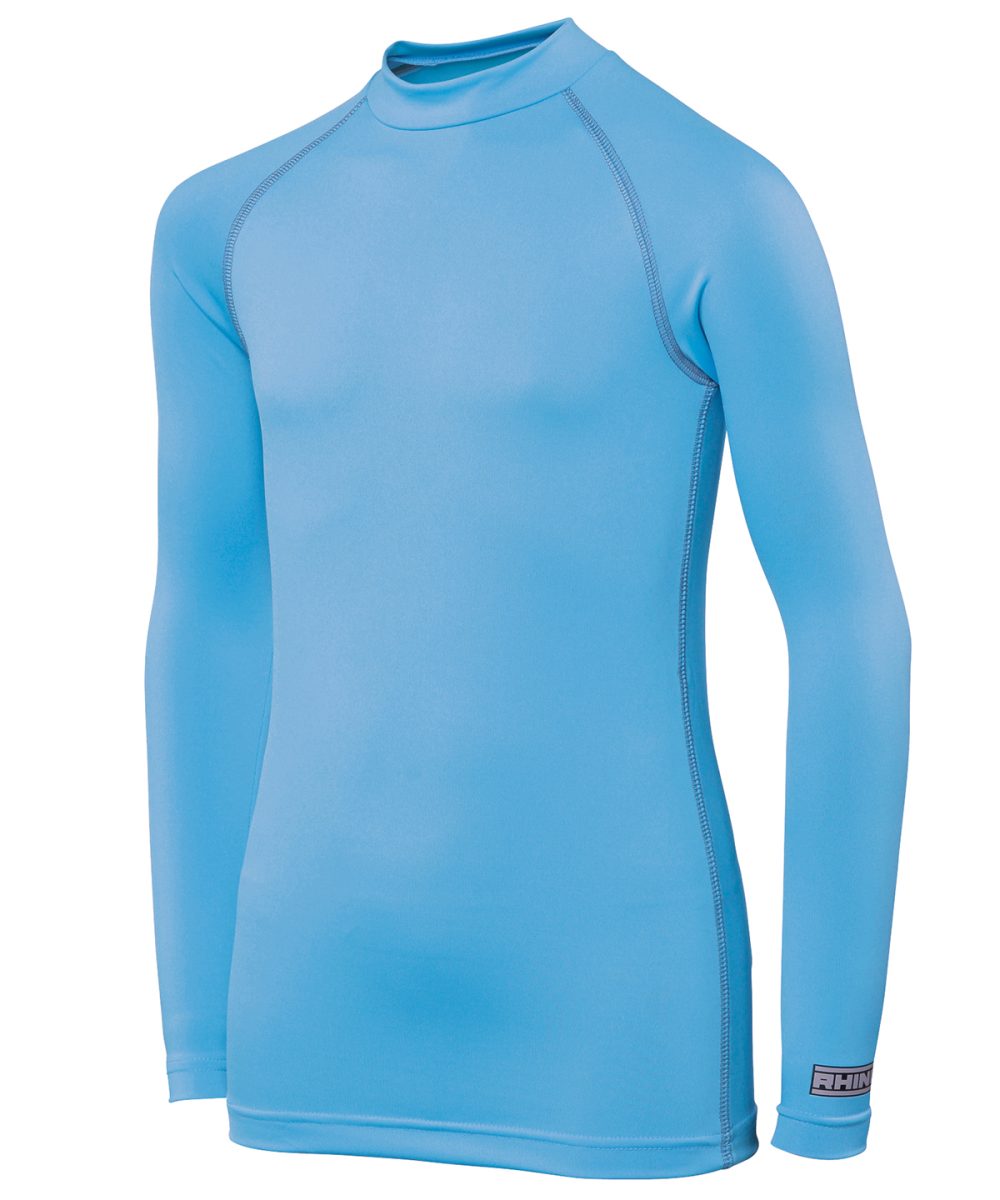 Light Blue Rhino baselayer long sleeve - juniors