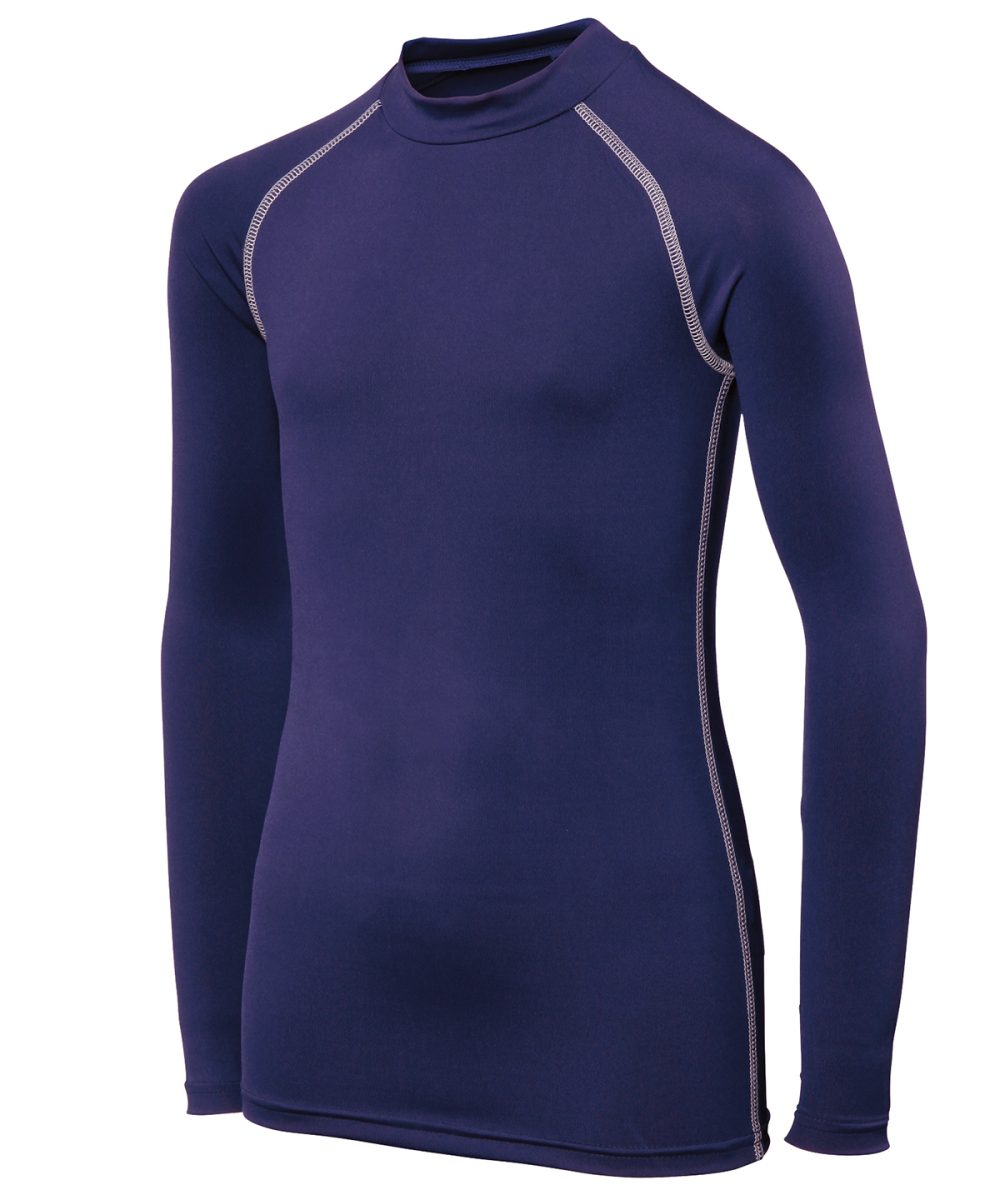 Navy Rhino baselayer long sleeve - juniors