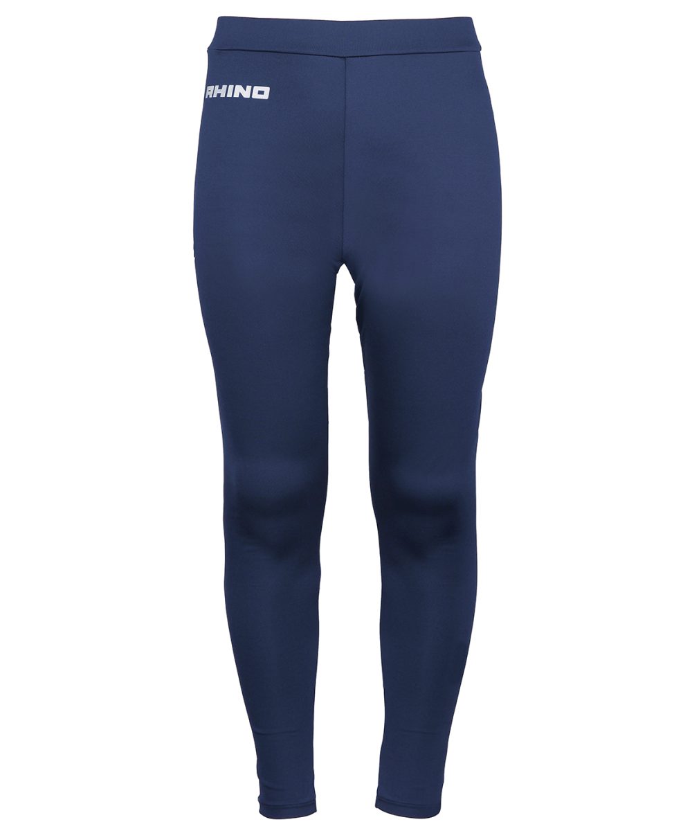 Navy Rhino baselayer leggings - juniors