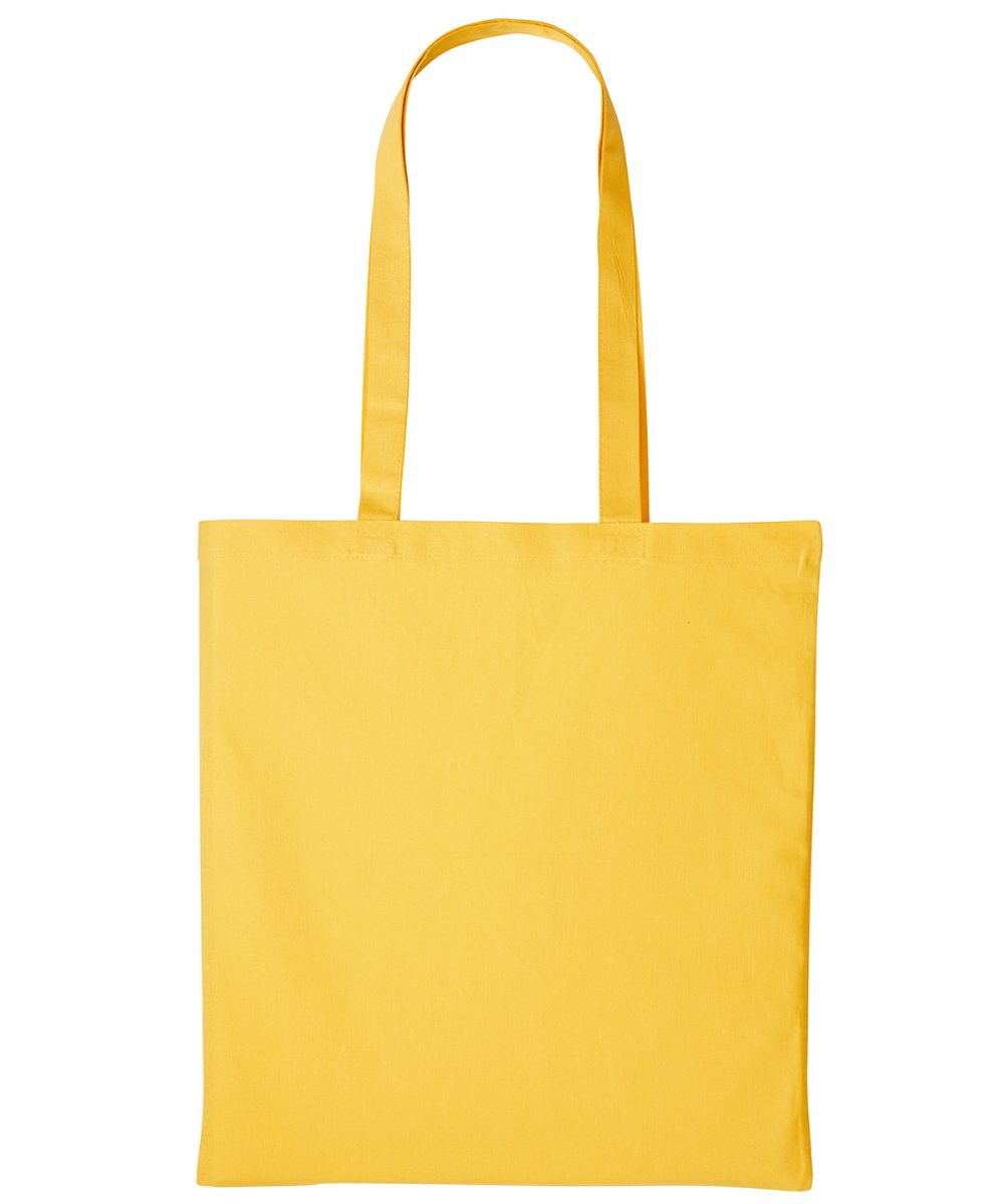 Gold Cotton shopper long handle