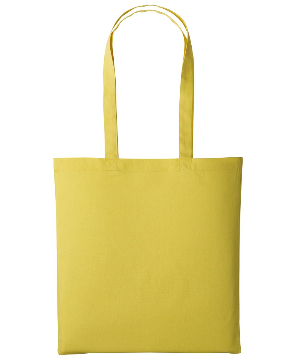 Lemon Cotton shopper long handle